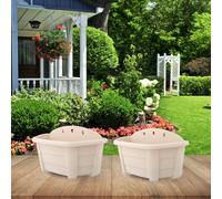 Fioriera da parete sospesa che unisce funzionalità e stile per valorizzare il t