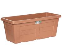 FIORIERA VASO RETTANGOLARE SIMIL LEGNO CM 100X44X40 H COLORE TERRACOTTA CHIARO