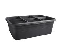 Fioriera Elho Green Basics Jardin De Cultivation L - Nero - L 76 x P 57 x H 27 cm - coltivazione e raccolta allaperto - 100% riciclato