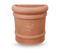 Fioriera Festonato a Parete Ducale 50 cm Terra di Siena