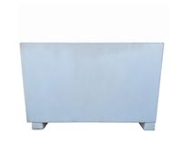 Fioriera Giardino Cemento Effetto Pietra L.100xP.30xH.60 cm Serie Ostuni