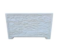 Fioriera Giardino Cemento Effetto Pietra L.100xP.40xH.60 cm Serie Stratis