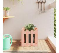 Fioriera Giardino in Legno Massello Douglas 40x40x40cm, Fioriera Moderna per Piante e Fiori, Cassetta Fiori da Esterno Resistente alle Intemperie, Design Elegante per Giardino Terrazzo Balcone