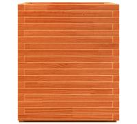 Fioriera Giardino Marrone Cera 90x60x72,5cm Legno Massello Pino