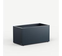 Fioriera Herstera PLANTER 50 in Metallo colore Antracite 100x50x50cm
