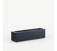 Fioriera Herstera PLANTER BALCONY in Metallo colore Antracite 100x25x25 cm