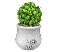 DISNEY - Forest - Bambi - Planter + Faux Plant ACC NUOVO
