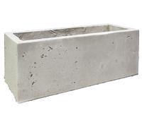 Fioriera in granulato di pietra Grigio 75x25xH33cm Art Garden
