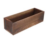 Fioriera in Legno Carbonizzato Fioriere Rustiche Vaso Da All'aperto