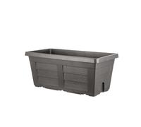 Bama Fioriera Effetto Legno 60x30x26 cm Antracite
