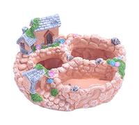 Fioriera in resina moderna da giardino in miniatura, casetta per dolci e bonsai, per piante grasse, per interni ed esterni, decorazione da tavolo