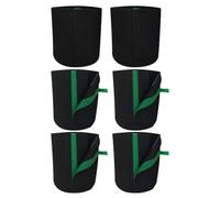 Fioriera in tessuto - Borse per la coltivazione di verdure | Forniture da giardino per verdure, frutta, fiori, aerazione delle radici, vasi da giardino in tessuto non tessuto per piantare vasi per