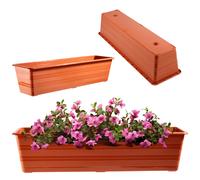 Fioriera KADAX in plastica, terracotta, 60 cm