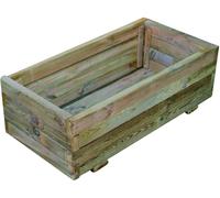 Fioriera Lasa In Legno Impregnate Cm.40x80xH26 Fioriere Arredo Giardino
