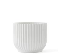 Fioriera Lyngby Porcelæn grande Lyngby in stile Bauhaus design senza tempo, bianco