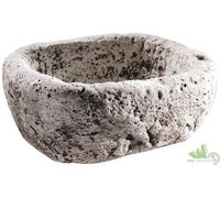 FIORIERA MANUFATTO GRIGIO PIETRA ANTICA 37x29xH15 CASSETTA FIORI PIANTE GIARDINO
