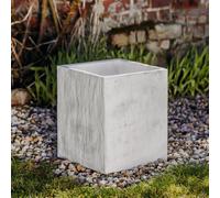 Fioriera moderna fioriera 40 cm 48 kg 26 litri grigio cemento antigelo