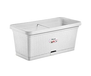 Fioriera Natural Bianco 80cm.