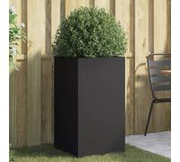 vidaXL Fioriera Nera 42x38x75 cm in Acciaio
