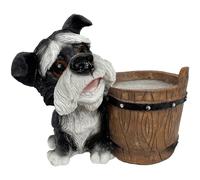 Fioriera per cani Yorkie in resina per balcone patio per decorazione davanzale i