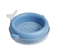 Fioriera per erba gatta, fioriera per erba gatta per gatti interni | Fioriera per la coltivazione dell'erba gatta,Contenitore senza suolo, giocattoli interattivi per gatti, vassoio per germinazione pe