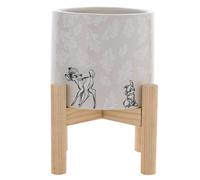 Fioriera per interni in ceramica Bambi con licenza originale Disney Forest Frien