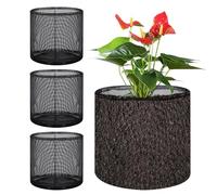 Fioriera per laghetto - Fioriera per laghetto | 4 sacchetti galleggianti traspiranti in rete acquatica per piantare acqua sul balcone del giardino interno