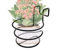 Fioriera per ringhiera per balcone, in ferro, per piante, recinti in metallo, per esterni, balcone, patio, giardino, decorazione per spazi