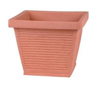 Fioriera Perugia Terracotta Fioriera Pflanzen-Kübel Plastica 40x40x33cm