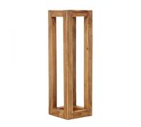Fioriera piccola in legno riciclato fissa 18x18xH60 cm Cecilin