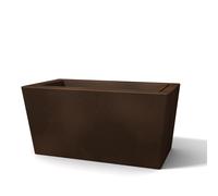 fioriera Porta vaso, in polietilene Modello Ionico 80x40xh39 cm spessore 2 mm colore Bronzo bronzo