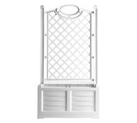 FIORIERA PVC RETTANGOLARE 'SEPARE'' colore bianco