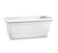 Fioriera Rettangolare Anthea Cm 60 x 32 x 28H Col Bianco