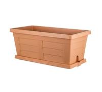 Bama FIORIERA RETTANGOLARE cm 60 x 30 x 26 - colore cotto chiaro (senza sottovaso) in plastica