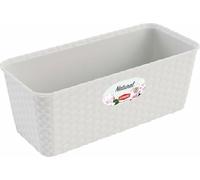 Fioriera Rettangolare da Balcone Vaso Plastica cm 50x18x16 Stefanplast 73500