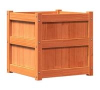 Fioriera rettangolare in legno - aiuola rialzata per fiori e verdure, vaso per piante da esterno con gambe 50 x 50 x 50 cm, ideale per decorazione giardino e paesaggistica.