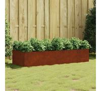 vidaXL Fioriera Rialzata da Giardino 200x80x40 cm in Acciaio Corten