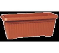 FIORIERA SIMILCOTTO LUNGH..80 x h 30.5 x largh.37,5 cm senza piatto conf n.4