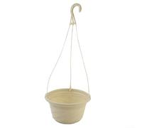 Fioriera sospesa con gancio, per interni, giardino, balcone, in plastica leggera, espositore per piante