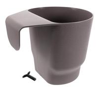 Fioriera Sospesa Rotonda in Plastica Ispessita per Balcone e Giardino | Vaso da Appendere Gancio, Uso per Fiori e Piante, Decorazione per Ringhiera, Soluzione Multifunzione