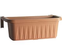 Fioriera vaso Bama Rondine cm 50x20x18,5 h balconetta giardino terrazzo (TERRACOTTA)