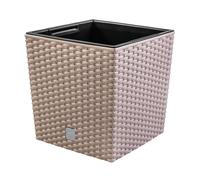 Fioriera vaso da fiori effetto rattan 4 colori molti grandi incl. inserto