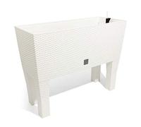 Fioriera Vaso Da Fiori Resistenre ai Raggi UV Aletzza 65cm (Bianco)