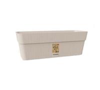 FIORIERA VASO ETHICA STEFANPLAST MADE IN ITALY 50x18x17H CM CON RISERVA D'ACQUA