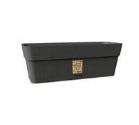 FIORIERA VASO ETHICA STEFANPLAST MADE IN ITALY 50x18x17H CM CON RISERVA D'ACQUA