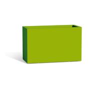 FIORIERA VASO RESINA ARREDO GIARDINO OUTDOOR TERRAZZO BORDO VASI RETTANGOLARE