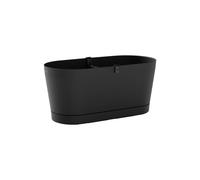 Fioriera Vega Con Sottovaso Ad Incastro 40 cm Ash