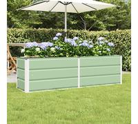 Fioriera Verde 160 x 40 x 45 cm Acciaio