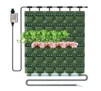 Fioriera verticale da parete con sistema di auto-irrigazione e timer, capacità di 36 vasi per coltivare ortaggi, frutta e fiori