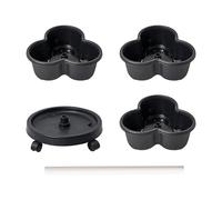 Fioriera verticale | Sistema di coltivazione da giardino impilabile - Accessori da giardinaggio con ruote rimovibili, kit di attrezzi per contenitori a più livelli per interni ed esterni balcone